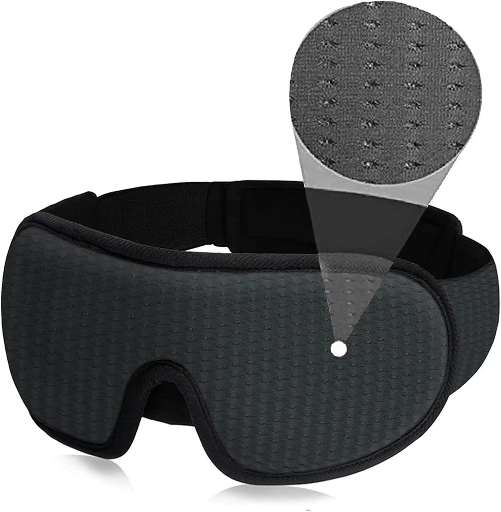 3D Sleep Eye Mask – Soft Padded Memory Foam Eyeshade - Onlytenbucks.com