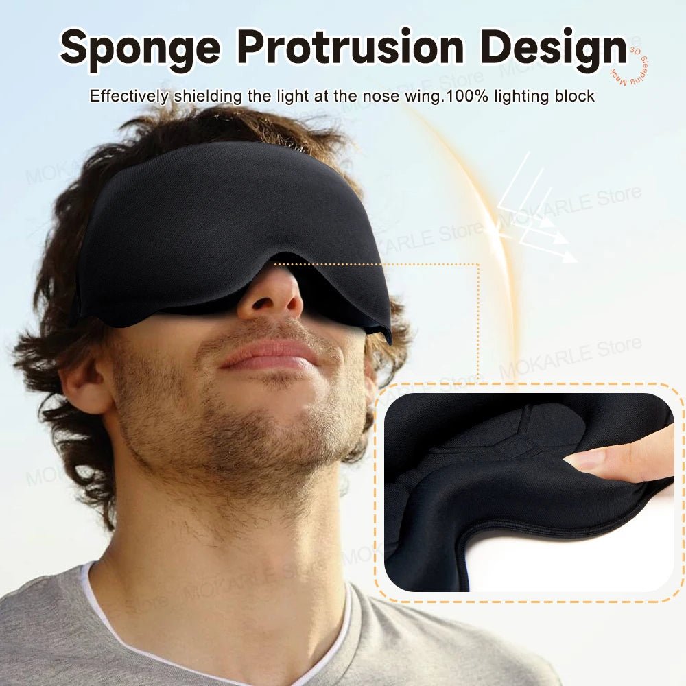 3D Sleeping Mask – Breathable Light - Blocking Eyeshade - Onlytenbucks.com