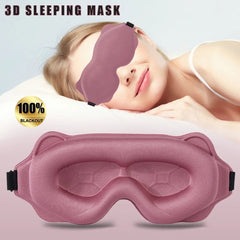3D Sleeping Mask – Soft Padded Light - Blocking Eyeshade - Onlytenbucks.com
