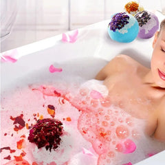 4 Scented Bath Bombs – Essential Oil Spa Balls - Onlytenbucks.com