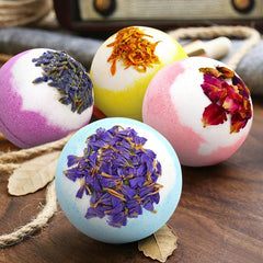 4 Scented Bath Bombs – Essential Oil Spa Balls - Onlytenbucks.com
