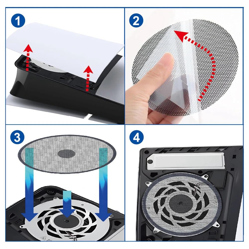 4PCS Dust Filter Kit for PS5 Slim - Onlytenbucks.com