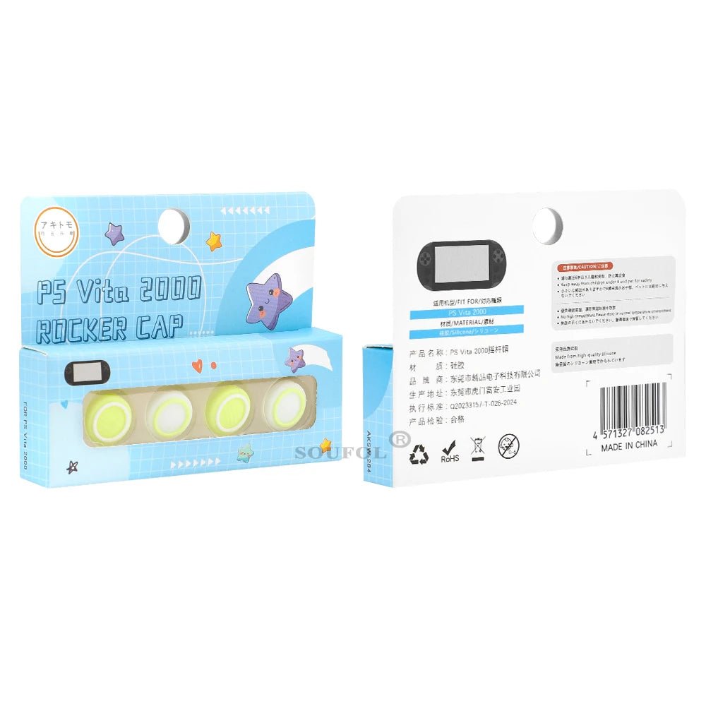 4PCS Silicone Thumbstick Grip Caps for PS Vita - Onlytenbucks.com