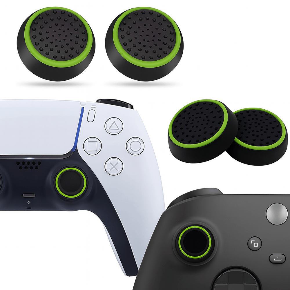 4PCS Silicone Thumbstick Grip Caps PS5/PS4/PS3, Xbox, Steam Deck & Switch Pro Controllers - Onlytenbucks.com