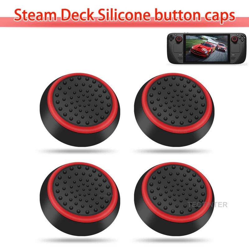 4PCS Silicone Thumbstick Grip Caps PS5/PS4/PS3, Xbox, Steam Deck & Switch Pro Controllers - Onlytenbucks.com