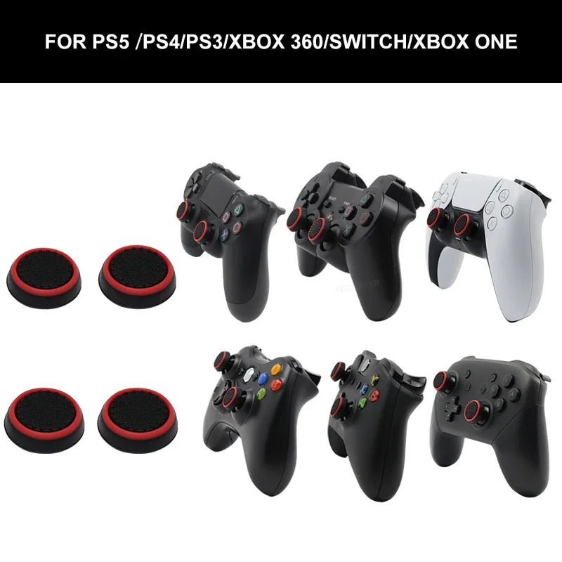 4PCS Silicone Thumbstick Grip Caps PS5/PS4/PS3, Xbox, Steam Deck & Switch Pro Controllers - Onlytenbucks.com