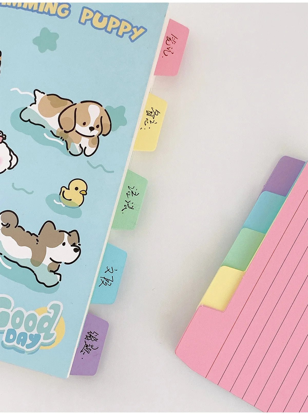50 Pcs Index Label Papers with Tabs – 5 Colors - Onlytenbucks.com