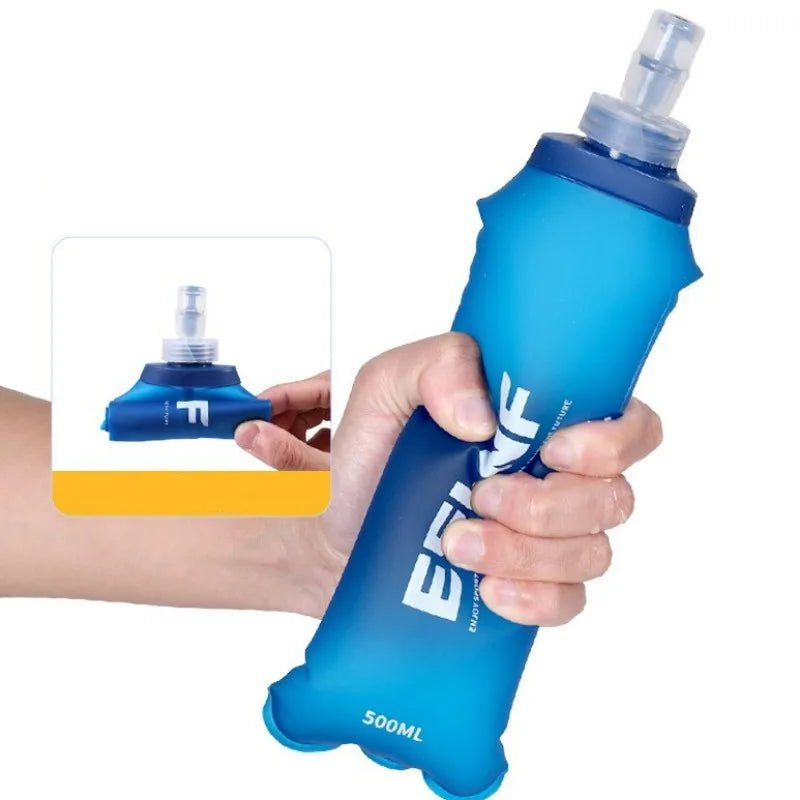 17oz Soft TPU Water Flask – Foldable, BPA - Free Hydration Bottle - Onlytenbucks.com