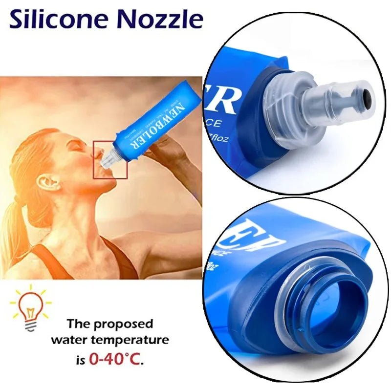 17oz Soft TPU Water Flask – Foldable, BPA - Free Hydration Bottle - Onlytenbucks.com