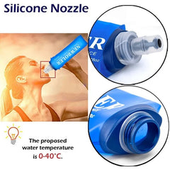 17oz Soft TPU Water Flask – Foldable, BPA - Free Hydration Bottle - Onlytenbucks.com
