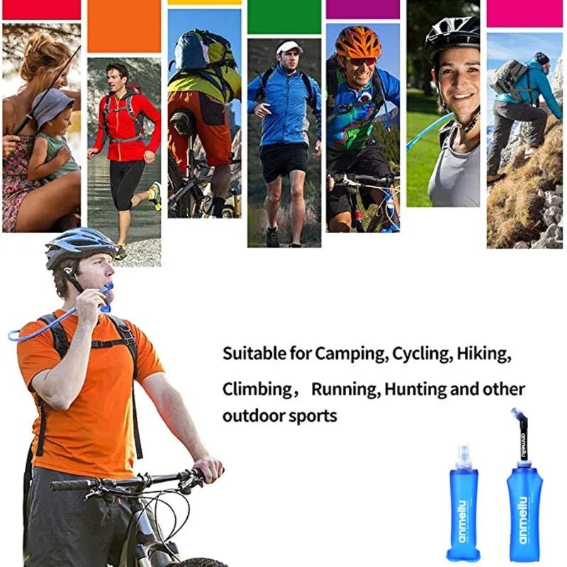 17oz Soft TPU Water Flask – Foldable, BPA - Free Hydration Bottle - Onlytenbucks.com