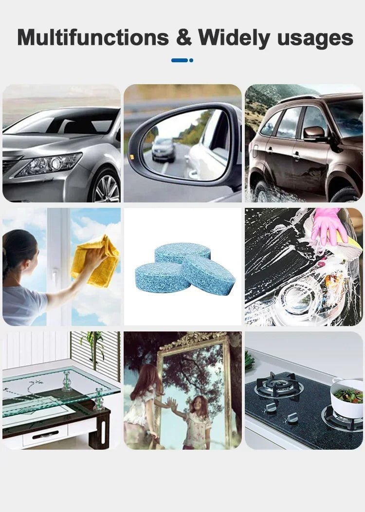 50PCS Car Windscreen Cleaner Effervescent Tablets - Onlytenbucks.com