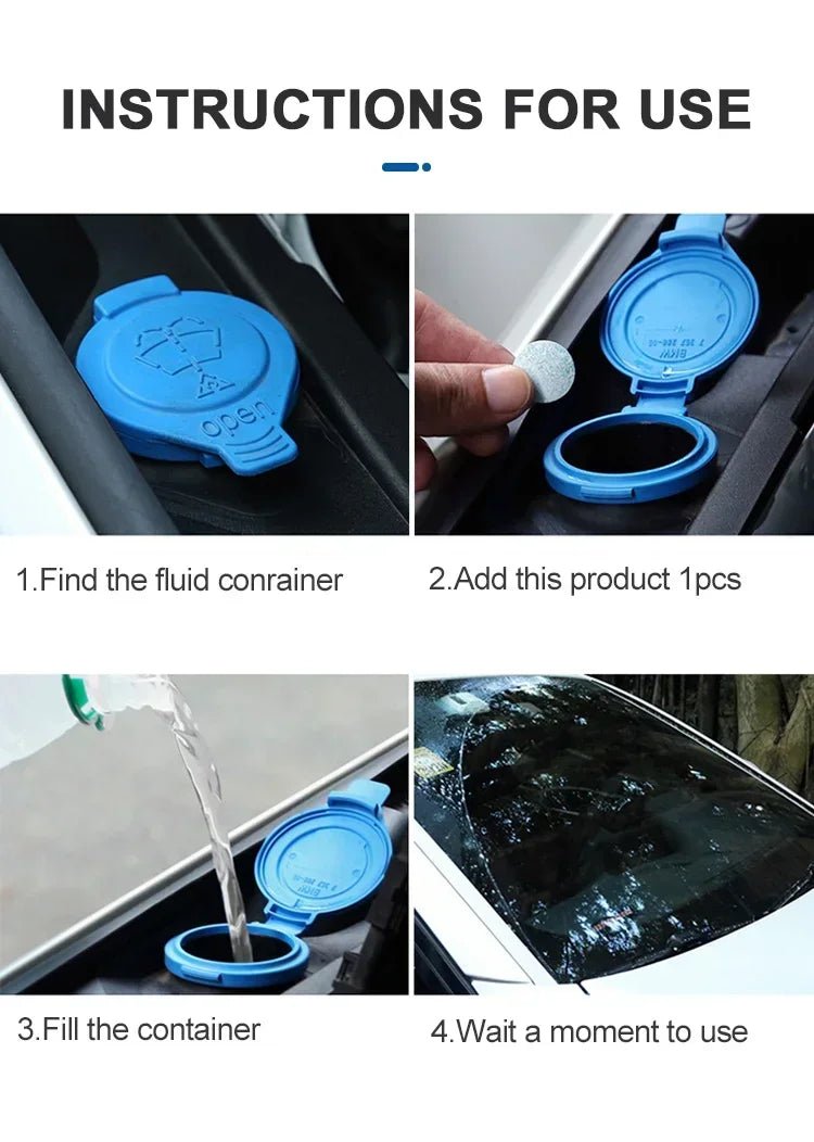 50PCS Car Windscreen Cleaner Effervescent Tablets - Onlytenbucks.com
