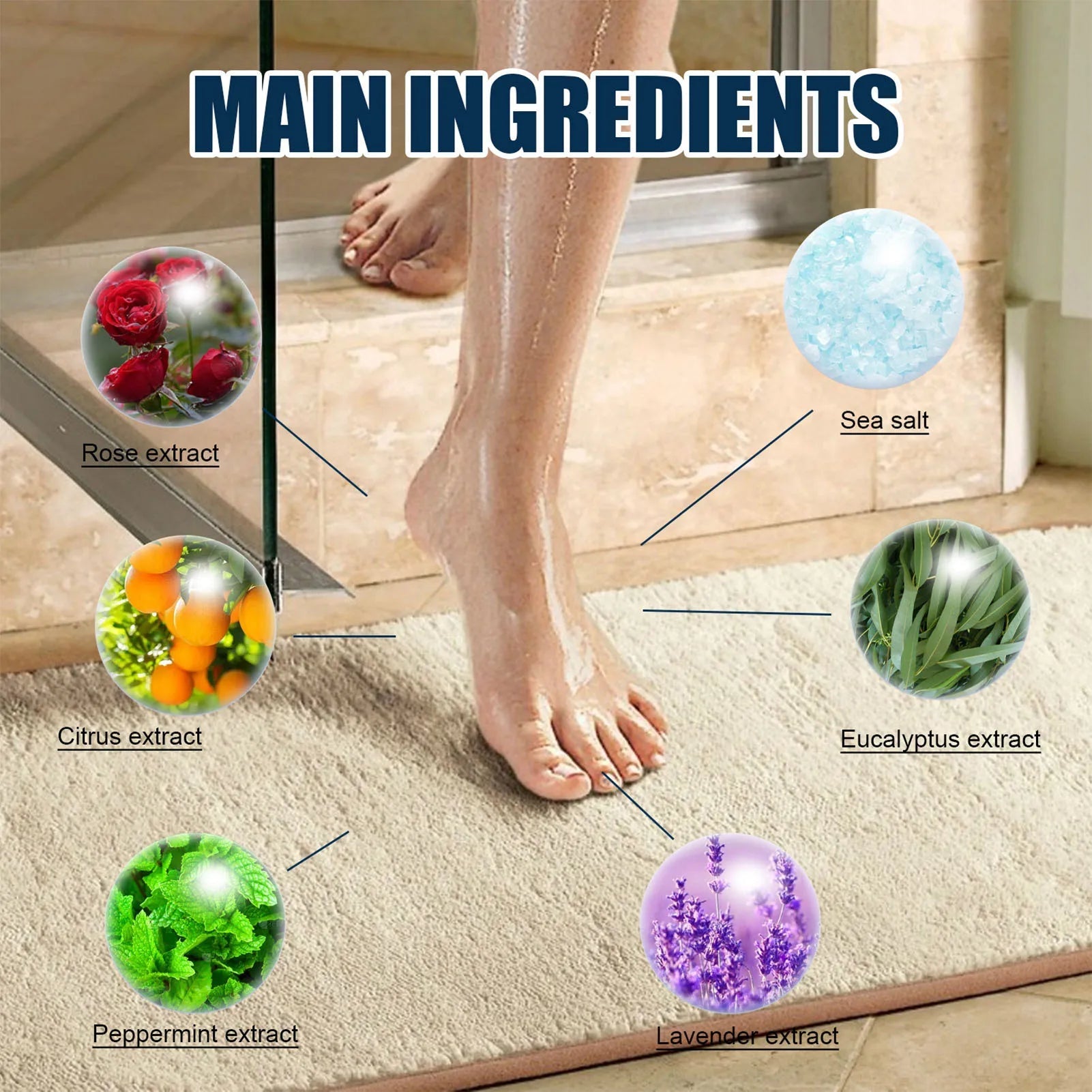 6 - Piece Aromatherapy Shower Steamers – Essential Oil Tablets - Onlytenbucks.com
