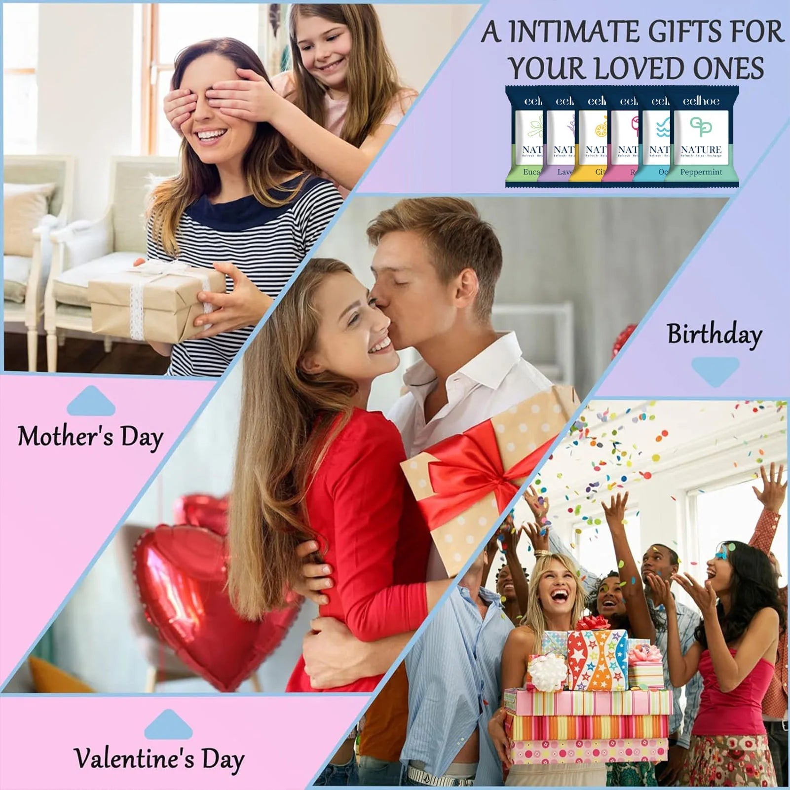 6 - Piece Aromatherapy Shower Steamers – Essential Oil Tablets - Onlytenbucks.com