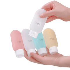 60ml Silicone Travel Bottles – Refillable Leakproof Toiletry Container - Onlytenbucks.com