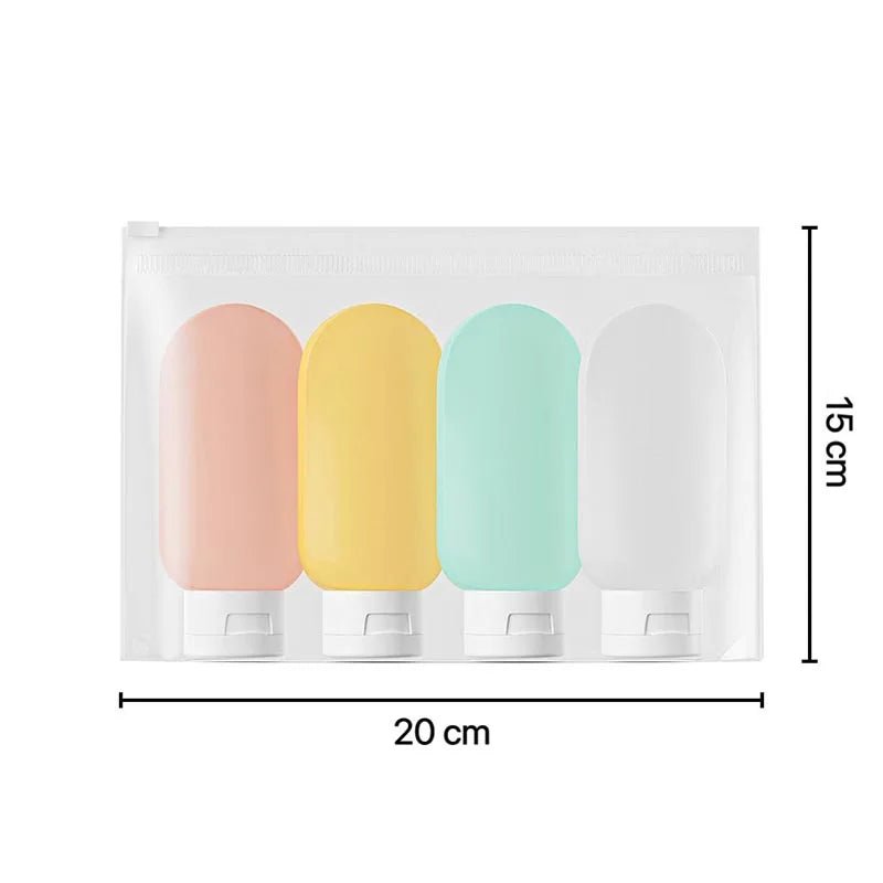 60ml Silicone Travel Bottles – Refillable Leakproof Toiletry Container - Onlytenbucks.com