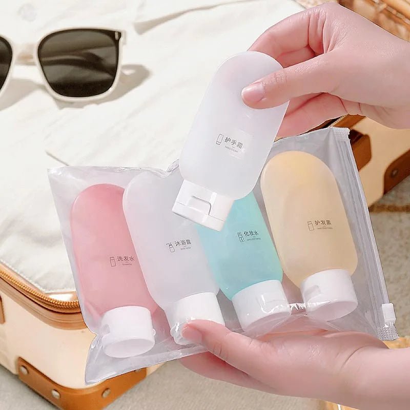 60ml Silicone Travel Bottles – Refillable Leakproof Toiletry Container - Onlytenbucks.com