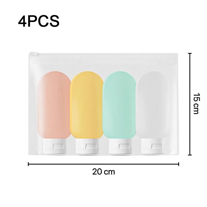 60ml Silicone Travel Bottles – Refillable Leakproof Toiletry Container - Onlytenbucks.com
