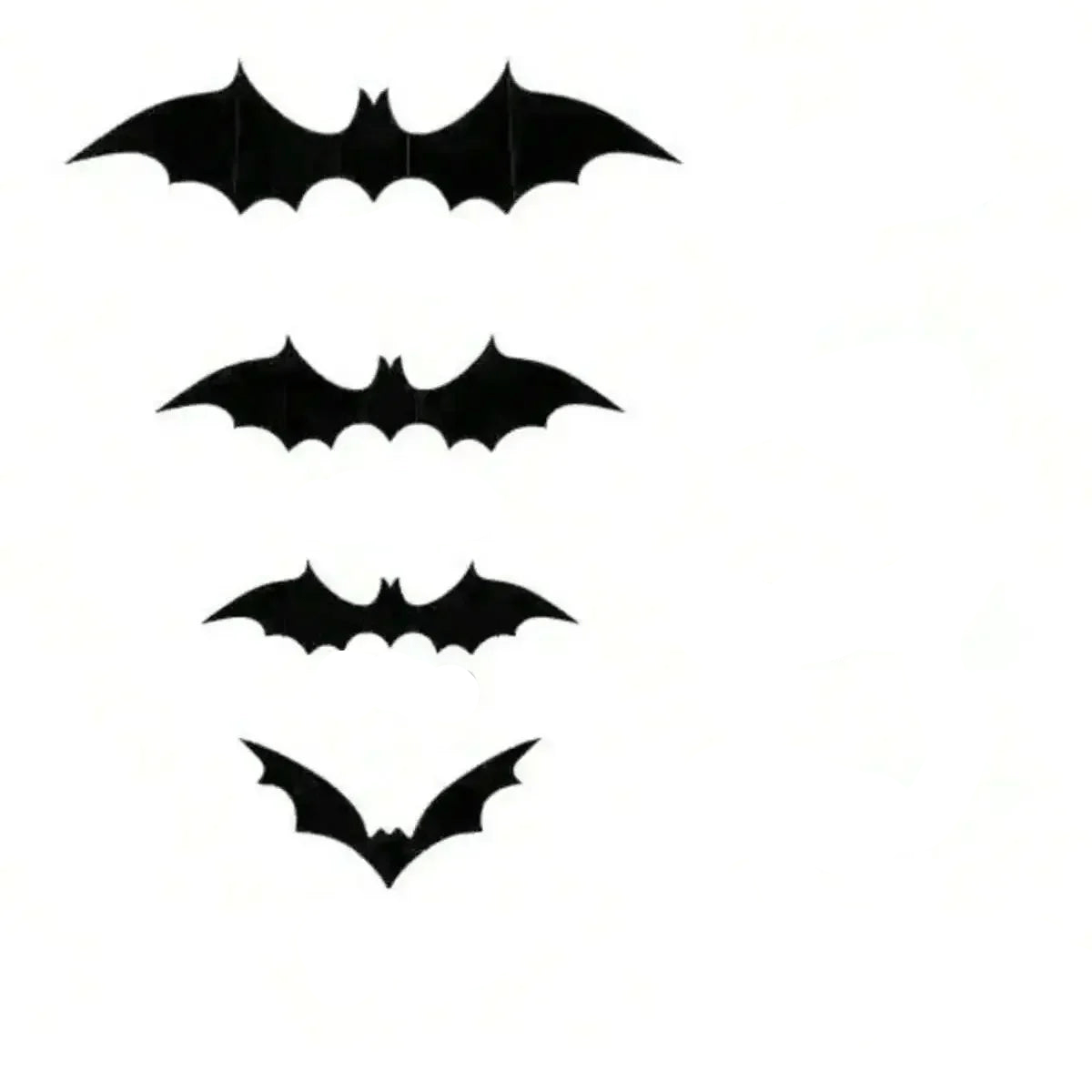 60pcs 3D Waterproof Black Bat Wall Decor – Halloween and Party - Onlytenbucks.com