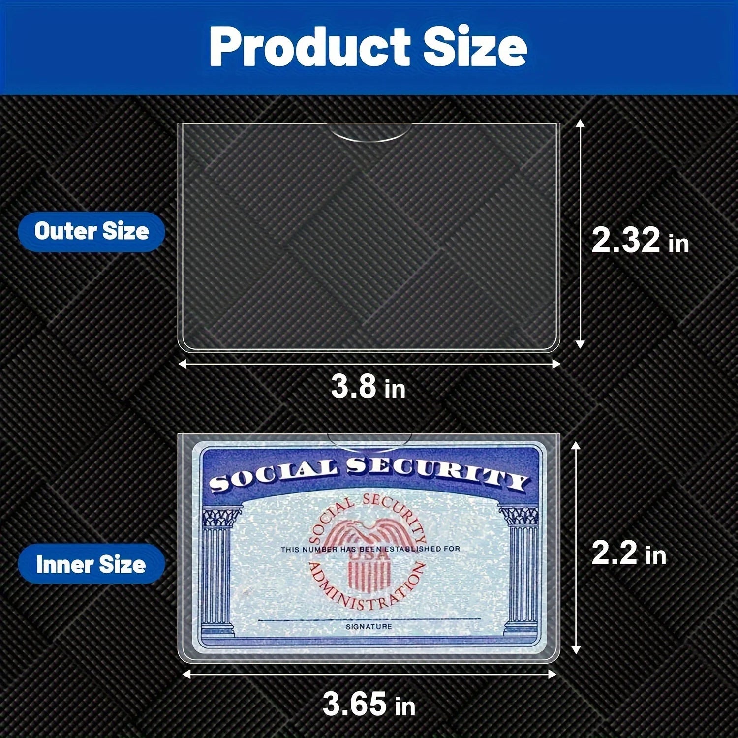 8 - Piece PVC Card Protective Cover Set - Onlytenbucks.com