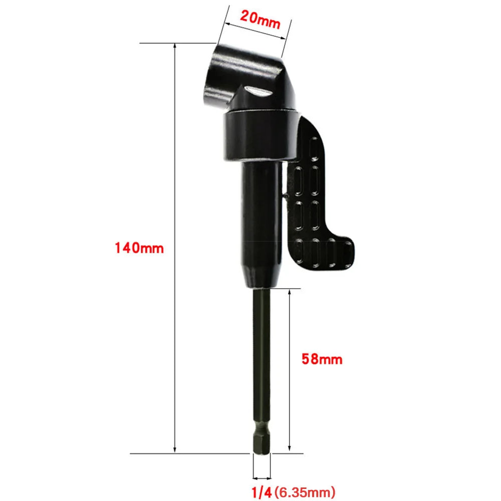 STONEGO 105 Degree Angle Extension Screw Driver Socket Holder | For Tight Spaces and Har detail view