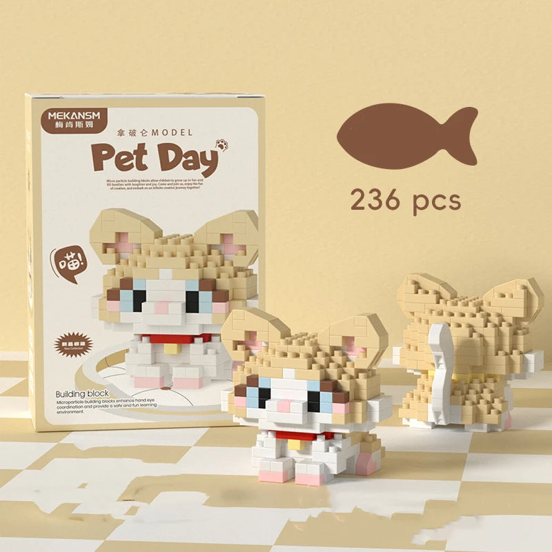 18 in 1 Pet Animal Building Blocks Set | Kids Educational Toy alternate view
