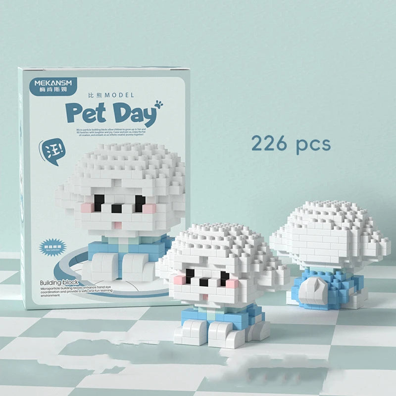 18 in 1 Pet Animal Building Blocks Set | Kids Educational Toy additional angle