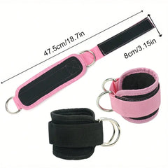 3 Piece Natural Latex Yoga Resistance Bands | Hip and Leg Shaping Trainer with Ankle alternate view