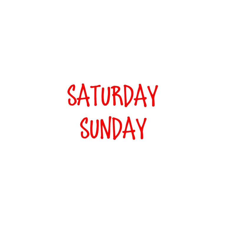 Days of the Week Labels | Personalized Vinyl Decals for Drawer and Storage Organiza additional angle
