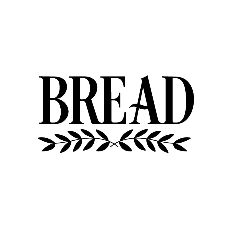 Farmhouse Bread Box Sticker | Kitchen Pantry Label Decal additional angle