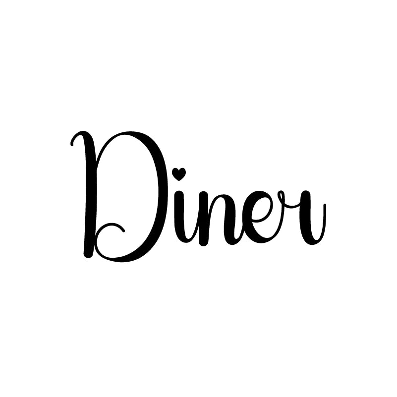 French Wedding Directional Sign Stickers | Baptism Party Personalized Vinyl Decals close-up view
