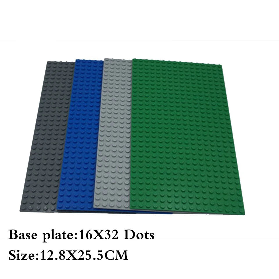 Classic Building Block Baseplates | 3-Pack Compatible Base Plates for Creative Construct detail view