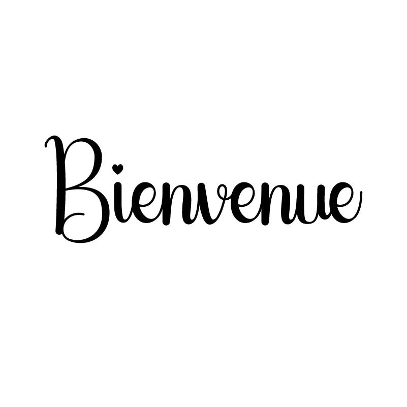 French Wedding Directional Sign Stickers | Baptism Party Personalized Vinyl Decals lifestyle view