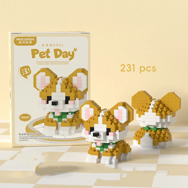 18 in 1 Pet Animal Building Blocks Set | Kids Educational Toy lifestyle view