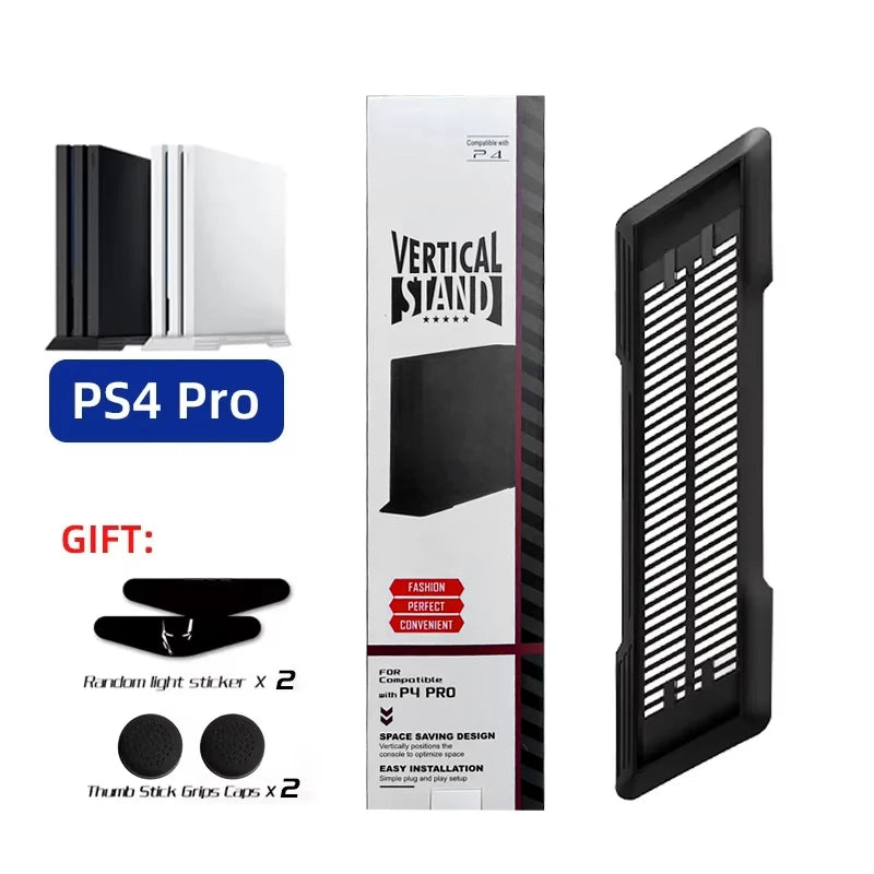 DATA FROG Cooling Bracket Vertical Stand For PS4/PS4 Pro/PS4 Slim Console Dock Cradle alternate view