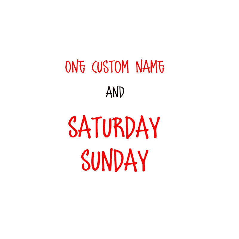 Days of the Week Labels | Personalized Vinyl Decals for Drawer and Storage Organizati alternate view