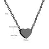 LUXUKISSKIDS Fashion Collier Simple Heart Girls Pendant Necklace Small Love Shape Sta lifestyle view