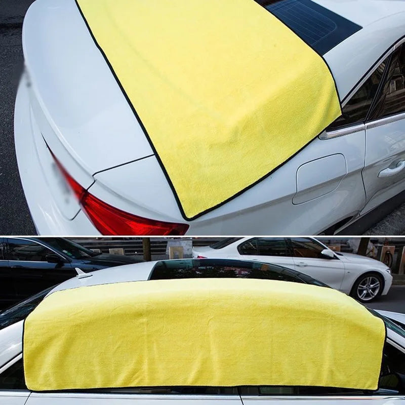 SEAMETAL 160x60CM Car Microfiber Towel Super Absorbent Car Cleaning Detailing Cloth additional angle