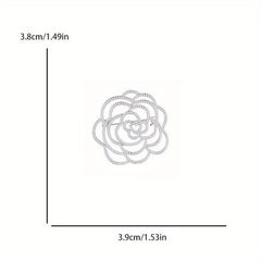 Classic Lady Crystal Folower Brooch Pin Exquisite High-end Women Men Fashion Delixate Shining Badges