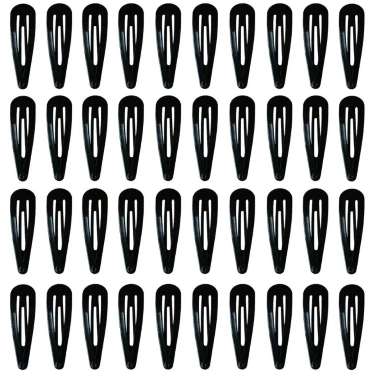 50Pcs Snap Hair Clips Candy Color Glossy 2 Inches No Slip Metal Hair Pins Clips Barrettes Accessories for Baby Girls Toddlers