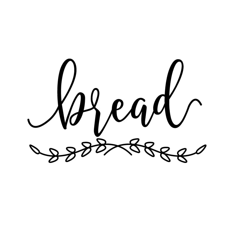 Farmhouse Bread Box Sticker | Kitchen Pantry Label Decal alternate view