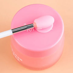 Silicone Lip Balm Brush with Sucker Dust Cover | Portable Makeup Applicator detail view