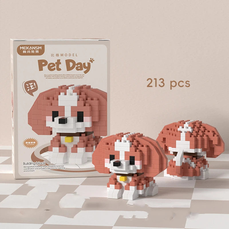 18 in 1 Pet Animal Building Blocks Set | Kids Educational Toy detail view