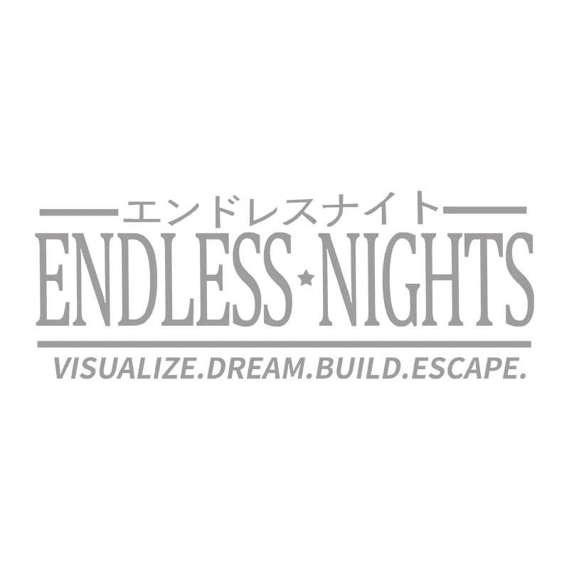 Endless Nights Japanese Vinyl Sticker | JDM Drift Stance Anime Decal for Car Window B lifestyle view