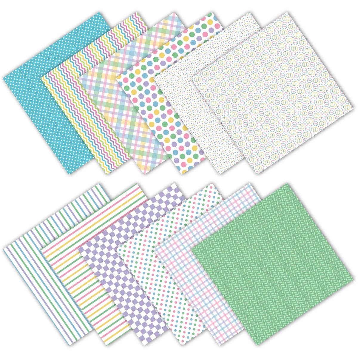 12pcs Easter Scrapbook Paper Set | Decorative Crafting Paper for DIY Arts, Journaling alternate view