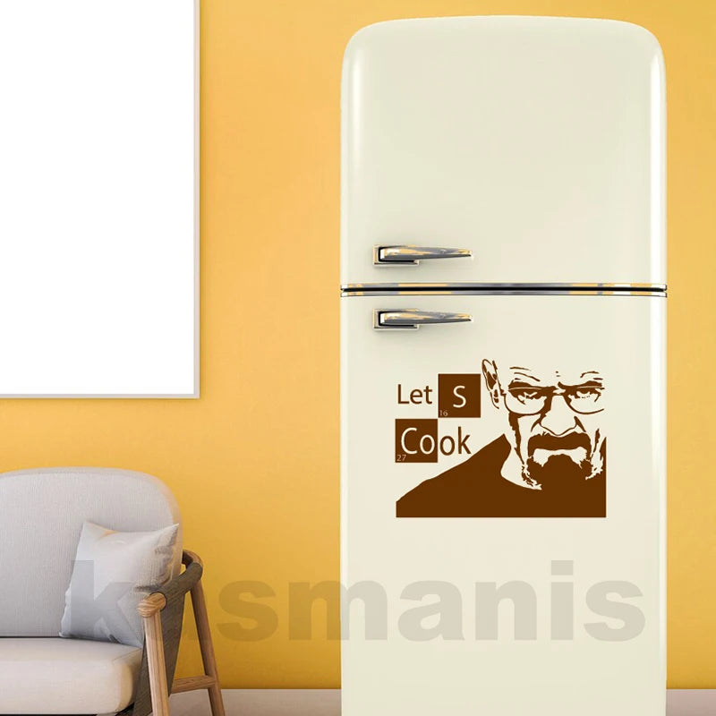 Instant Pot Vinyl Sticker | Kitchen Lets Cook Pressure Cooker Decal, Breaking Bad Heisen detail view