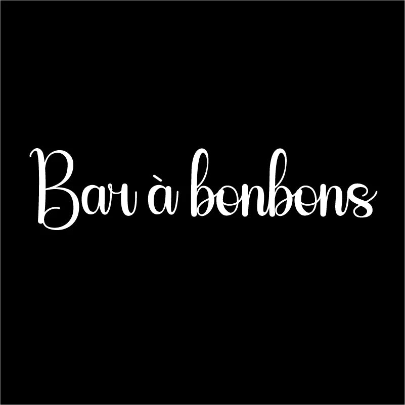 French Wedding Directional Sign Stickers | Baptism Party Personalized Vinyl Decals alternate view
