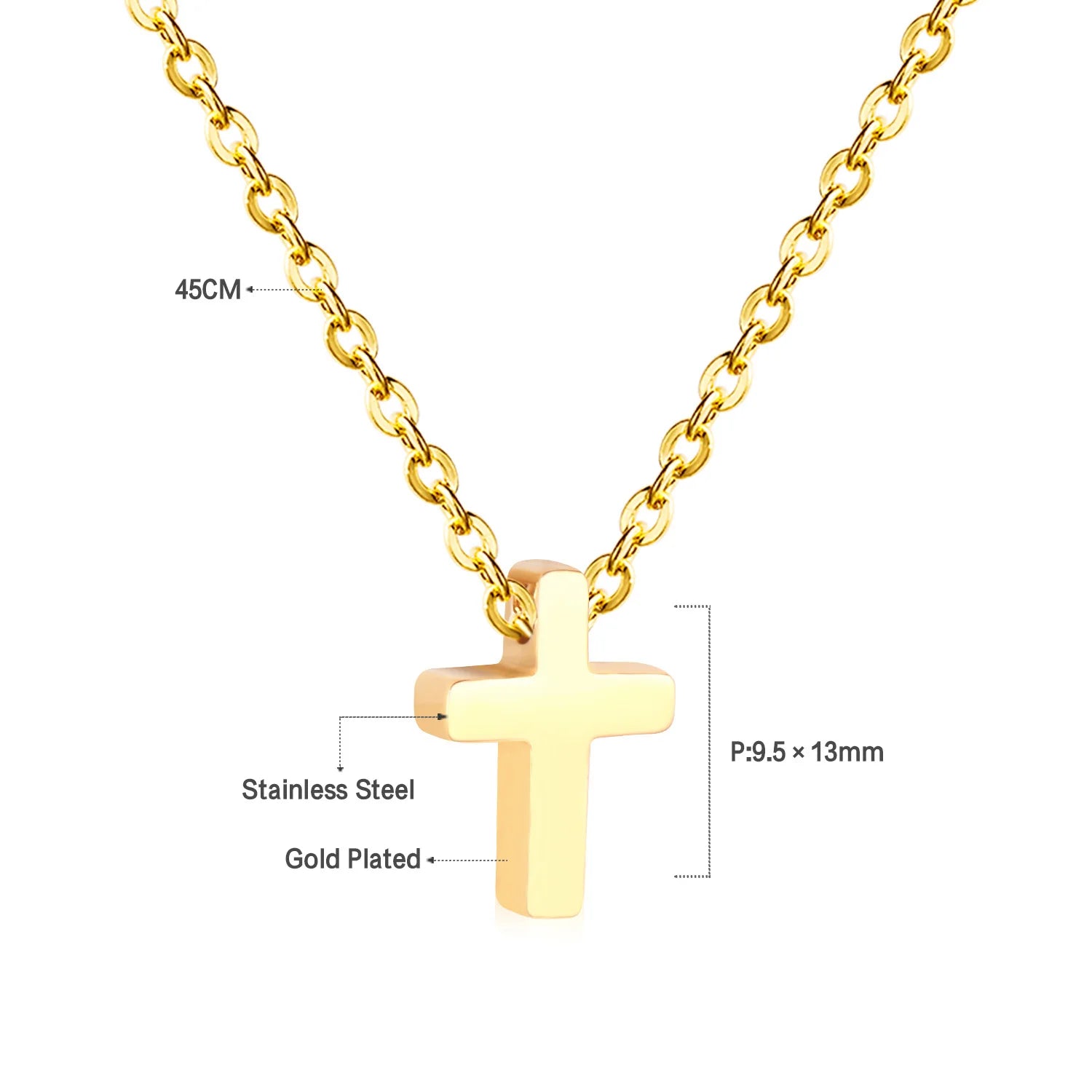 LUXUKISSKIDS Fashion Collier Simple Heart Girls Pendant Necklace Small Love Shape Stainl detail view