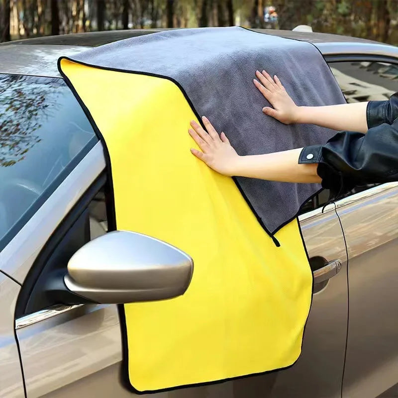 SEAMETAL 160x60CM Car Microfiber Towel Super Absorbent Car Cleaning Detailing Cloth Dryi detail view